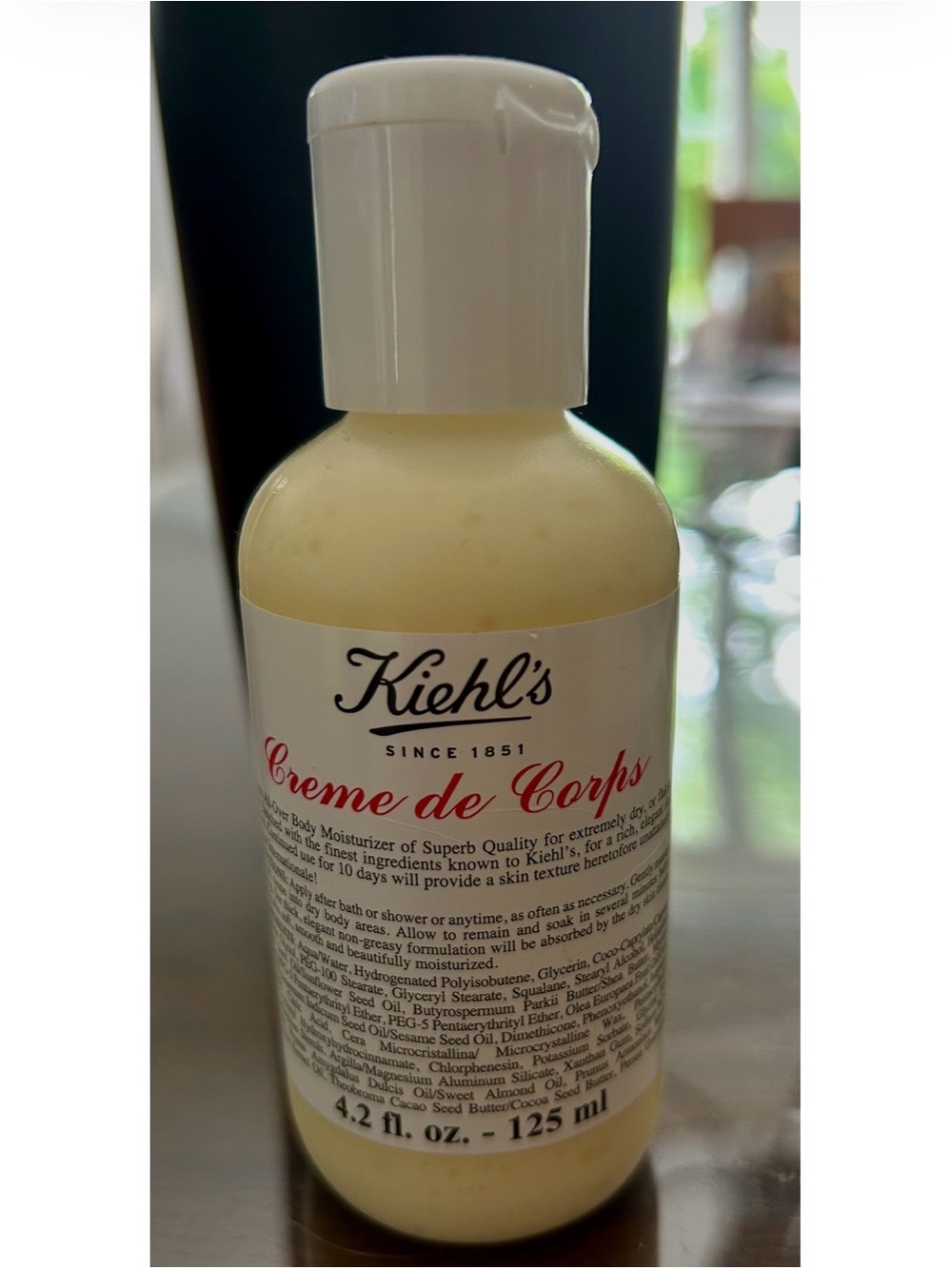 New Kiehls Crème de Corps 4.2oz Body Moisturizer